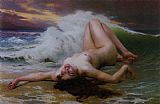 Guillaume Seignac Famous Paintings - The Wave